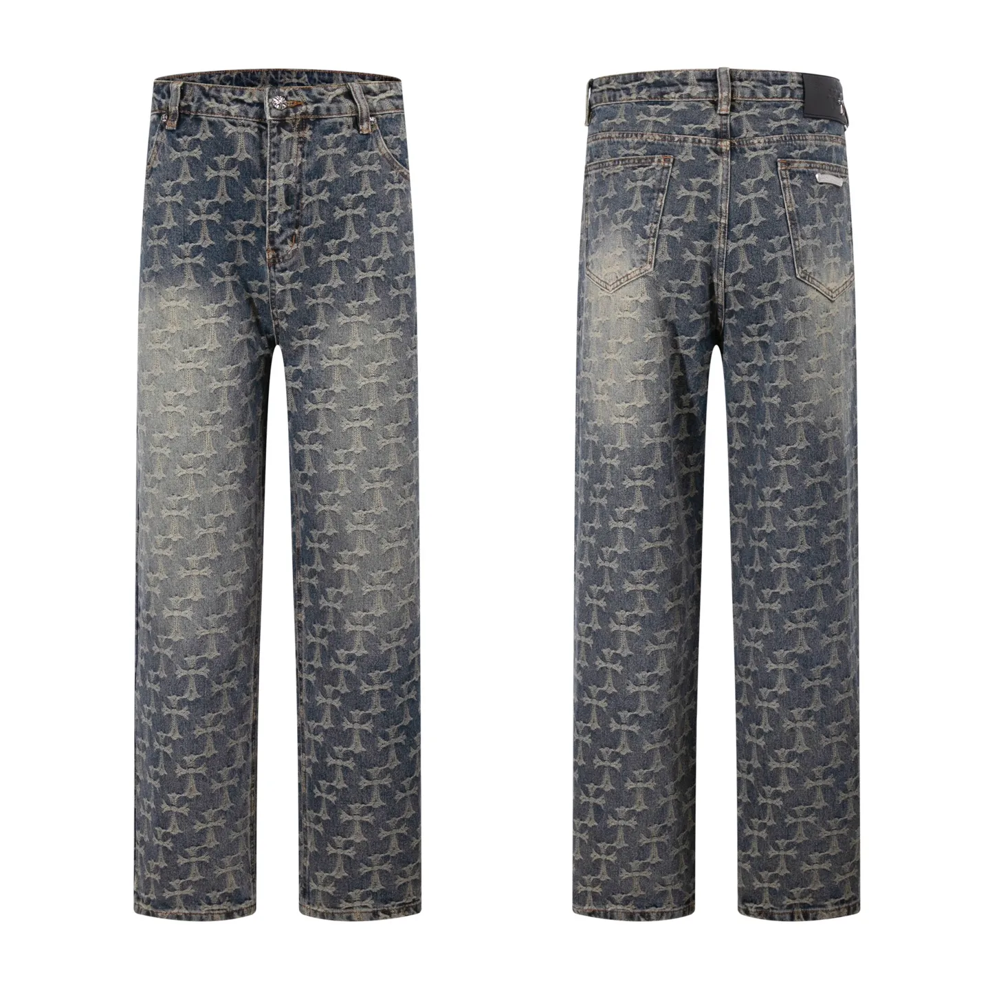P220 Style No.: H895 Croxin & 𝐂𝐡𝐫𝐨𝐦𝐞 𝐇𝐞𝐚𝐫𝐭 ss25 limited color leather flame stitching jeans. Styles with different washed textures are very friendly to people with thin legs. The slightly flared version perfectly modifies the leg shape. The timeless and moderate length makes it easy to match and match. It is the basis for various styles and is a must-have in your wardrobe! The fabric is stiff but also makes the upper body soft without losing texture. The washing process is even more perfect. It is a must-have item for everyone! ! ! Washed wheat, hang tag, pants label, three complete labels Color: Jacquard Size: 30-32-34-36